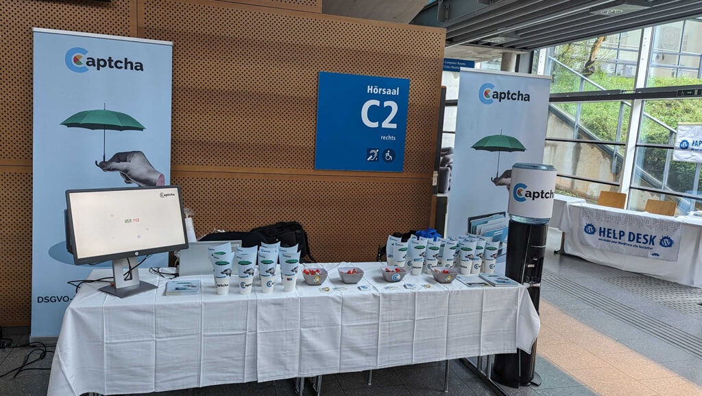 Captcha WordCamp Vienna 2023 Stand